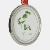 VERSE PETERSELIE Premium Ronde Ornament (Rechts)