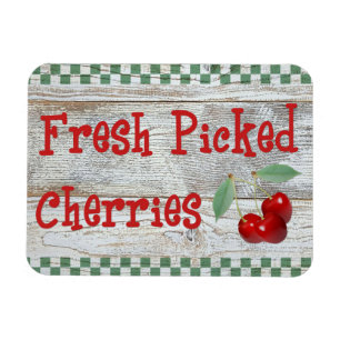 Verse Picked Cherries Country Kitchen Magnet Magneet