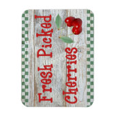 Verse Picked Cherries Country Kitchen Magnet Magneet (Verticaal)