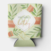 Verse Planten in keramische potten Waterverf Blikjeskoeler (Voorkant)