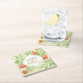 Verse Planten in keramische potten Waterverf Kartonnen Onderzetters (Insitu)