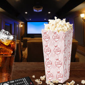 Verse Popcorn Pattern Party Treats of Movie Night Bedankdoosjes