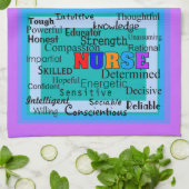 Verse positieve woorden keukenhanddoeken (Gevouwen)