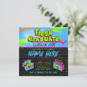 Verse Prince 90s Boombox Class van 2025 Afstuderen Kaart (Staand voorkant)