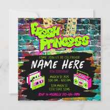 Verse Prinses 90s Boombox Groen Roze Verjaardag