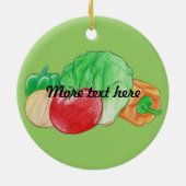 Verse produceerversiering keramisch ornament (Achterkant)