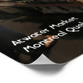 Verse producten - Atwater Market Montreal Quebec Poster (Hoek)