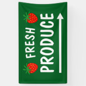 Verse producten banner teken voor homestead markt (Verticaal)