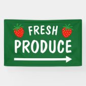 Verse producten banner teken voor homestead markt (Horizontaal)