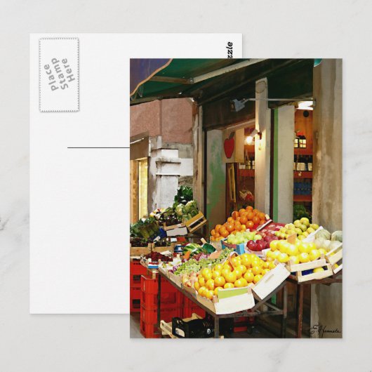 Verse producten briefkaart (Voorkant / Achterkant)