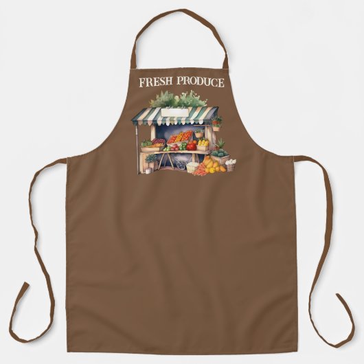 Verse producten Herfst Seizoensgebonden verkopers Schort (Voorkant)