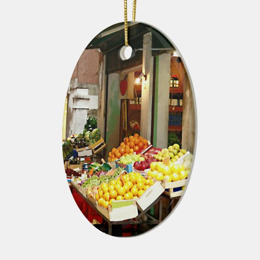 Verse producten keramisch ornament (Links)