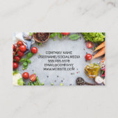 Verse producten | Visitekaartje Pet Chef-Logo (Achterkant)