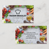 Verse producten | Visitekaartje Pet Chef-Logo (Voorkant / Achterkant)