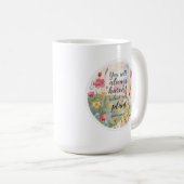 Verse reap sow harvest plant gardening faith  koffiemok (Voorkant rechts)