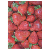 Verse rode aardbeien klembord (Achterkant)