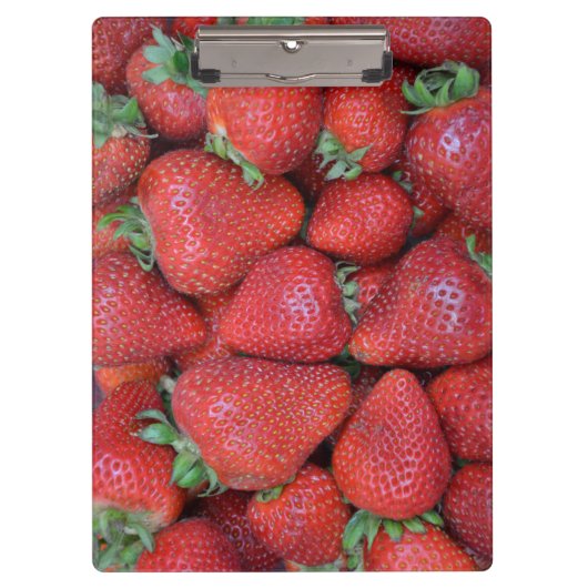 Verse rode aardbeien klembord (Voorkant)