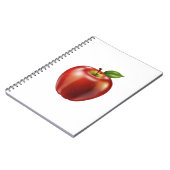 Verse rode appel notitieboek (Linkerzijde)