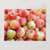 Verse rode en gele appelen briefkaart (Voorkant)