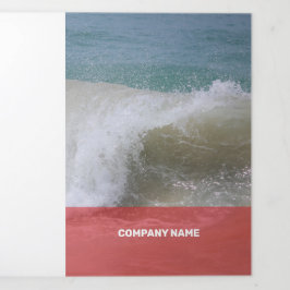 Verse rode & roze moderne transparantie drieluik kaart