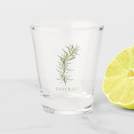 VERSE ROSEMARIJN Shotglas Shot Glas (Voorkant)