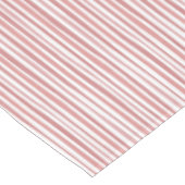 Verse roze strepen patroon tafelkleed (Gekanteld)