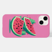 Verse roze watermeloenvrucht Case-Mate iPhone case (Achterkant (horizontaal))