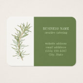 VERSE ROZEMARIJN 3.5x2.5 Business Card II Visitekaartje (Voorkant)