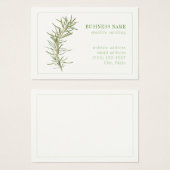 VERSE ROZEMARIJN 3.5x2.5 Visitekaartje (Voorkant /achterkant)