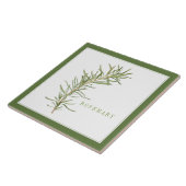 VERSE ROZEMARIJN 6x6 Keramische Tegel (+tekst) Gro Tegeltje (Zijkant)