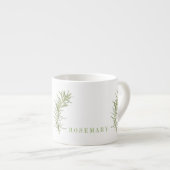 VERSE ROZEMARIJN Espresso Cup Kop (Voorkant rechts)