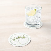 VERSE ROZEMARIJN Geschulpte ronde Onderzetters (+t (Insitu)