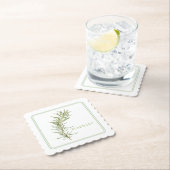 VERSE ROZEMARIJN Geschulpte vierkante Onderzetters (Insitu)