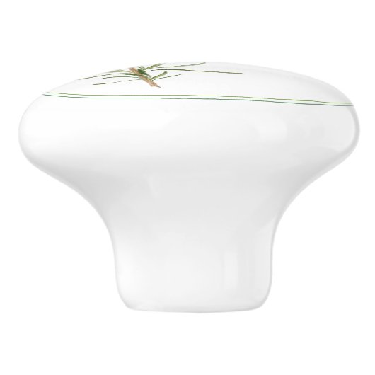 VERSE ROZEMARIJN Keramische knop (Zijkant)