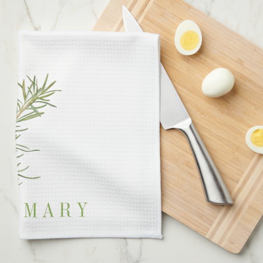 VERSE ROZEMARIJN Keukenhanddoek (Quarter Fold)