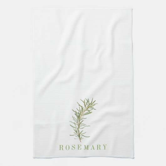 VERSE ROZEMARIJN Keukenhanddoek (Verticaal)