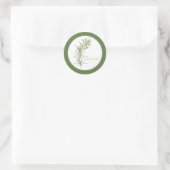 VERSE ROZEMARIJN Kleine ronde Stickers (+tekst) Gr (Tas)