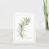 VERSE ROZEMARIJN Note Kaart (Achterkant)