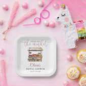 Verse Rustieke Bruiloftsborrel Papieren Bordje (Feest)