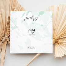 Verse rustieke Terrazzo Ketting Oorbel Houder