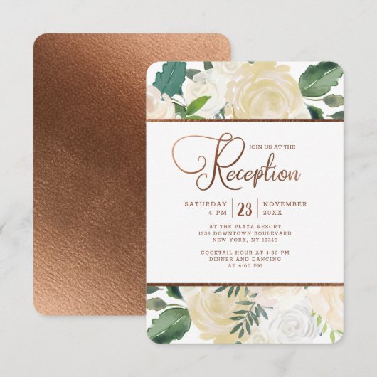 Verse Rustische landbruiloft Kaart (Voorkant / Achterkant)