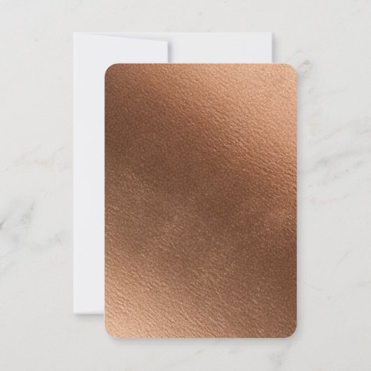 Verse Rustische landbruiloft Kaart (Achterkant)