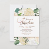 Verse Rustische landbruiloft Kaart (Voorkant)