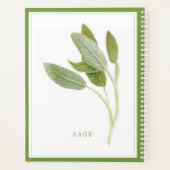 VERSE SAGE 8.5x11 Planner / Groen (Achterkant)
