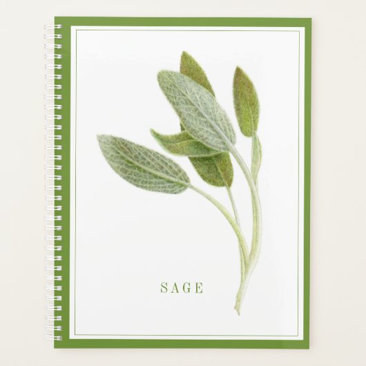 VERSE SAGE 8.5x11 Planner / Groen (Voorkant)