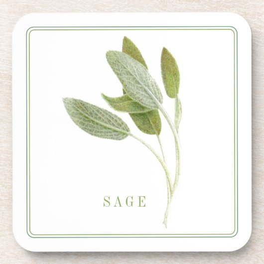 VERSE SAGE Hard Plastic Onderzetters (+tekst) (Voorkant)