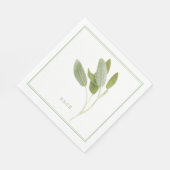VERSE SAGE Standaard Luncheon Papier Servetten (Hoek)