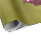Verse Sakura Flowers on Green Cadeaupapier (Rol Hoek)