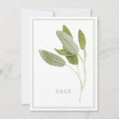 VERSE SALIE 4.5x6.25 Platte kaart (Voorkant)