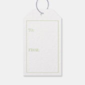 VERSE SALIE Cadeaubijslaters Cadeaulabel (Achterkant)